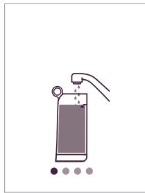 NESPRESSO CREATISTA PRO - Använd medfoljande testremsa für att fastställa vattnetsHardhetsgrad. - 3