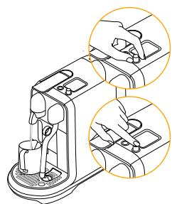 NESPRESSO CREATISTA PRO - Rimuovere il serbatoio - 1