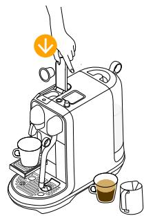 NESPRESSO CREATISTA PRO - Riportare I'ugello del vapore - 2