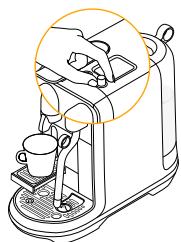 NESPRESSO CREATISTA PRO - Příprava kávy s mlékem - dva šálky / Kávěfóźes tejjel - két csésze részère - 3