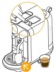 NESPRESSO CREATISTA PRO - Příprava kávy s mlékem - jeder šalek /Kavéfóźés tejjel - egy csésze részère - 7
