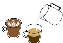 NESPRESSO CREATISTA PRO - Tilberedning af maelkedrikke - to kopperMaitokahvin valmistus - kaksi kupillista - 5