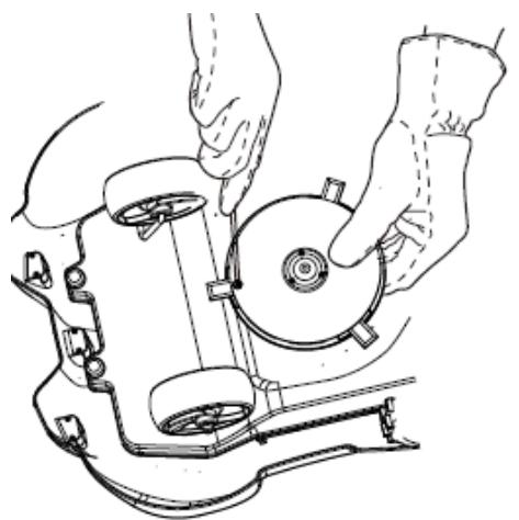HYUNDAI HTDER21V - 10) Changement des lames - 1