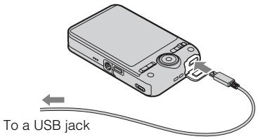 SONY WX60 - Charging by connecting to a computer - 1