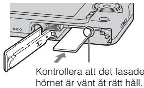 SONY WX60 - Satta in ett minneskort (säljs separat) - 2