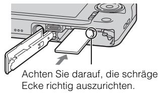SONY WX60 - Einsetzen einer Speicherkarte (gesondert erhältlich) - 2