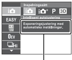 SONY WX60 - Inledning till övriga Funktioner - 2
