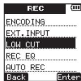 TEAC VR-20 - Reducing low-frequency noise when recording - 2