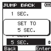 TEAC VR-20 - Jumping back a few seconds during playback - 4