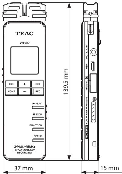 TEAC VR-20 - - Specifications - 1