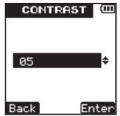 TEAC VR-20 - Setting the contrast - 3