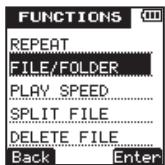 TEAC VR-20 - Adding files to the Playlist - 1