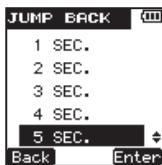 TEAC VR-20 - Jumping back a few seconds during playback - 3