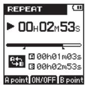 TEAC VR-20 - Press the + key to start repeat playback. - 1