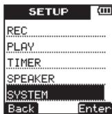 TEAC VR-20 - - Various Settings and Information Display - 1