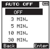 TEAC VR-20 - - Various Settings and Information Display - 1