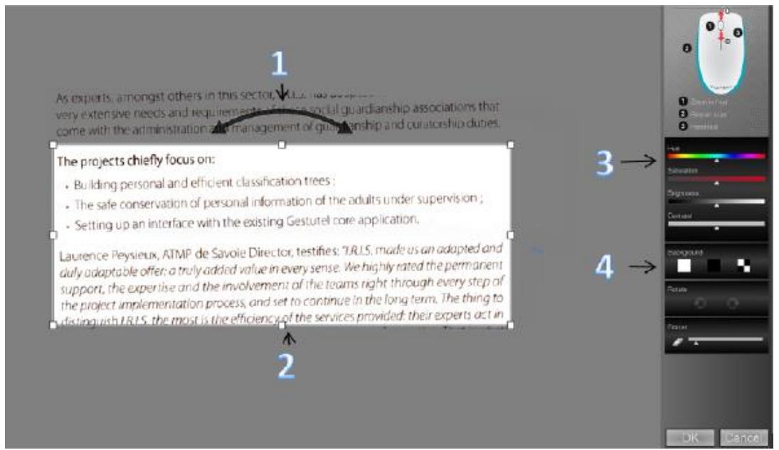 IRIS CAN MOUSE EXECUTIVE 2 - Etape 2 : Modification des documents numérisés - 1