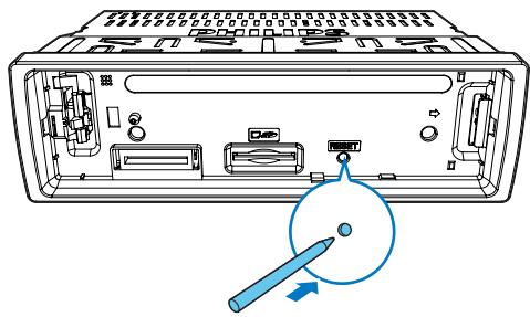 PHILIPS CE135BT - Reset the system - 1