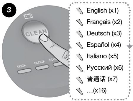 IROBOT ROOMBA 880 - Setting the Language - 3