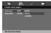 TAKARA VRT199 - Page de configuration audio - 2