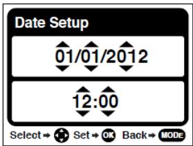 VIVITAR DVR 508NHD - Setting the Date and Time - 1
