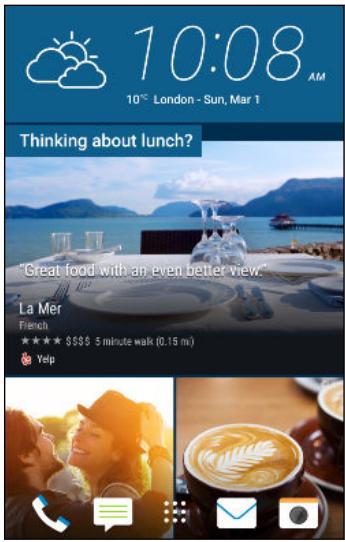 HTC DESIRE 816 - À quoi sert HTC BlinkFeed ? - 1