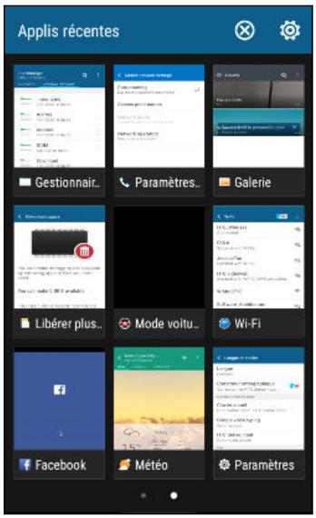 HTC DESIRE 816 - Basculer entre les applis ouvertes récemment - 1
