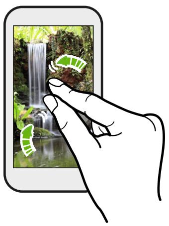 HTC DESIRE 816 - Glisser avec deux doigts - 2