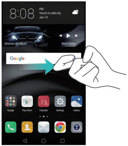 HUAWEI MATE 8 - Ouverture de deux applications sur un seul écran - 3