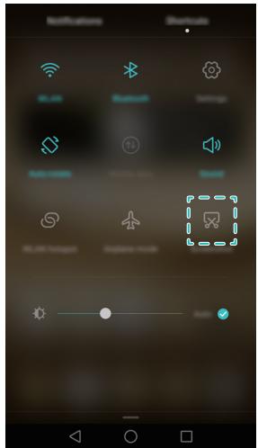 HUAWEI MATE 8 - Utiliser le bouton interrupteur de raccourci de capture d'écran - 1
