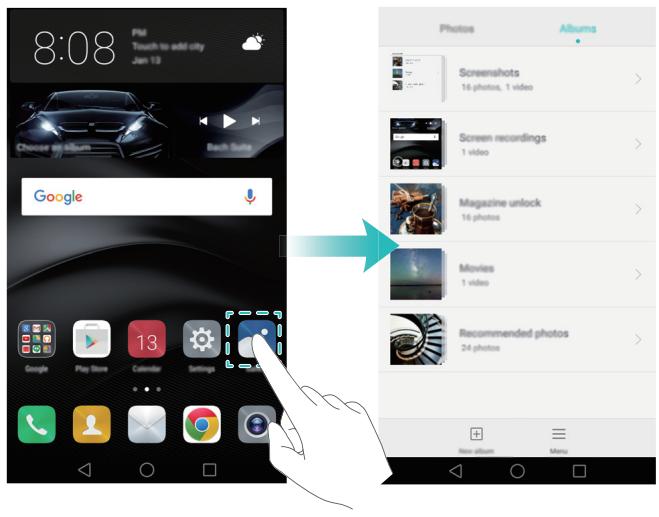 HUAWEI MATE 8 - Ouvrir une application depuis l'écran verrouillé - 1