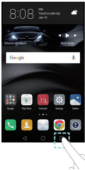 HUAWEI MATE 8 - Ouverture de deux applications sur un seul écran - 2