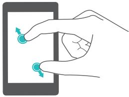 HUAWEI MATE 8 - Gestes tactiles - 6