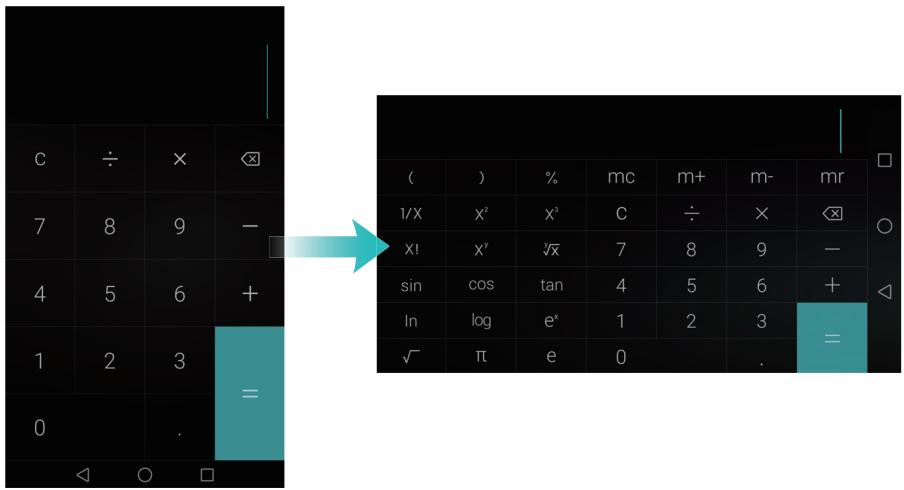HUAWEI MATE 8 - Calculatrice - 1