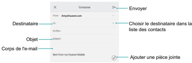 HUAWEI MATE 8 - Envoyer un e-mail - 1