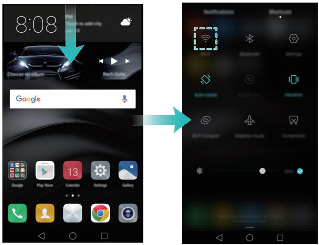 HUAWEI MATE 8 - Se connecter à un réseau Wi-Fi - 1