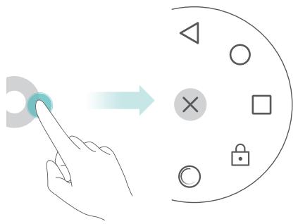HUAWEI MATE 8 - Utilisation du menu flottant - 1