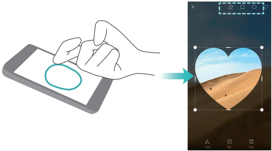 HUAWEI MATE 8 - Capture d'écran avec une phalange - 2