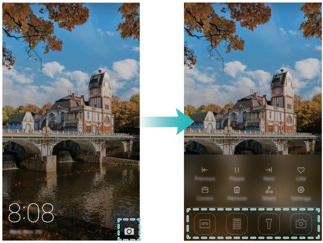 HUAWEI MATE 8 - Ouvrir des applications depuis l'écran verrouillé - 1