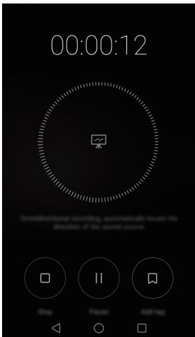 HUAWEI MATE 8 - Enregistrement sonore - 1