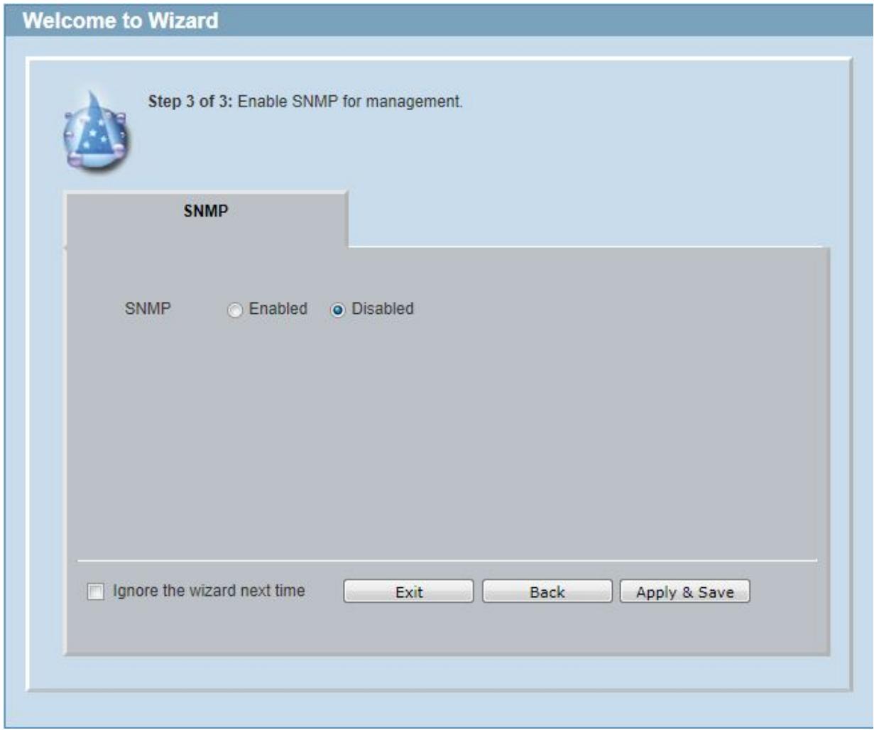 D-LINK DGS-1100-24P - Step 3 - SNMP Settings - 1