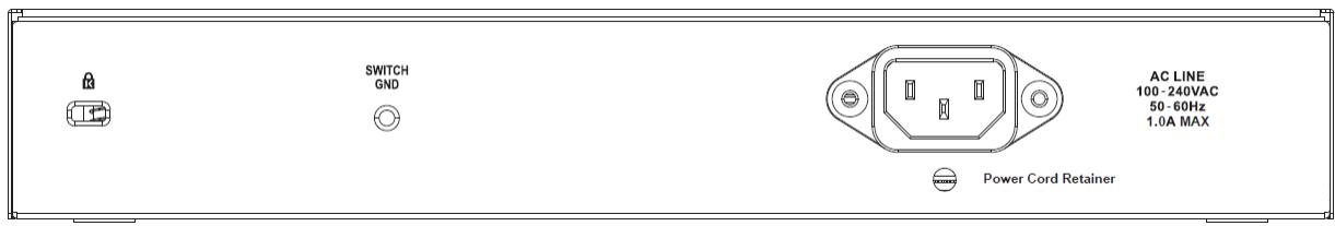 D-LINK DGS-1100-24P - Rear Panel - 1