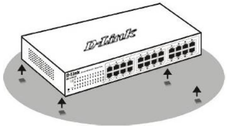 D-LINK DGS-1100-24P - Desktop or Shelf Installation - 1