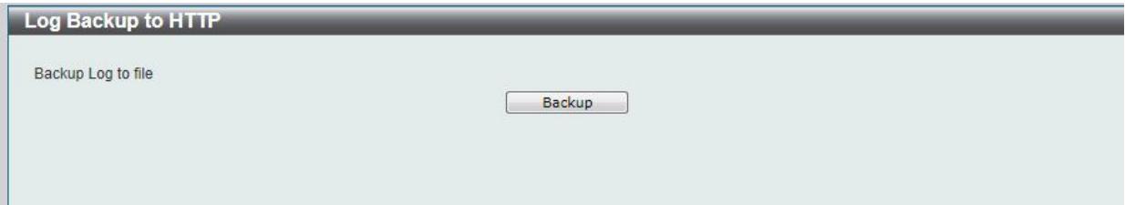 D-LINK DGS-1100-24P - Log Backup to HTTP - 1