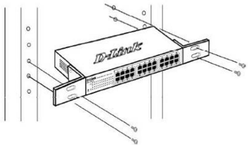 D-LINK DGS-1100-24P - Rack Installation - 2