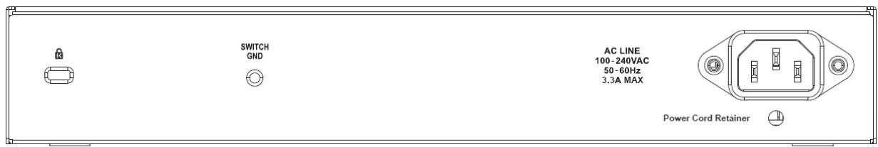 D-LINK DGS-1100-24P - Rear Panel - 1