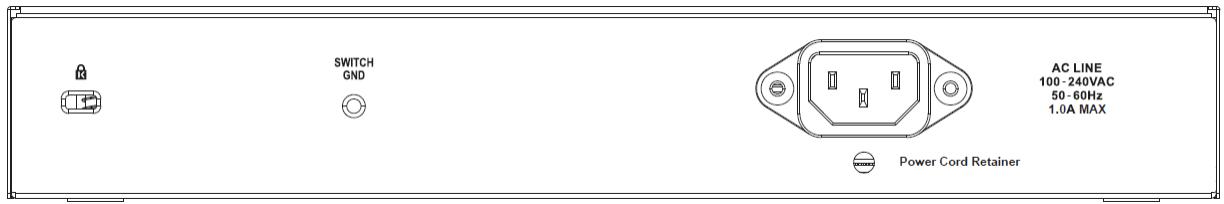 D-LINK DGS-1100-24P - Rear Panel - 1