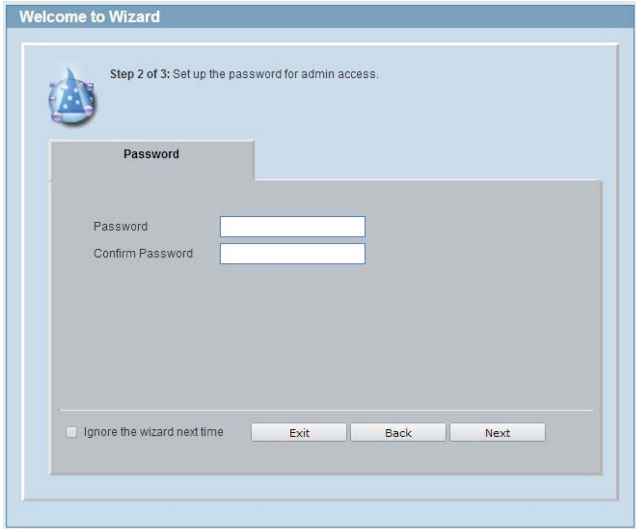 D-LINK DGS-1100-24P - Step 2 – Admin Password - 1