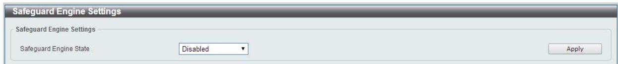 D-LINK DGS-1100-24P - Safeguard Engine Settings - 1