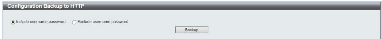 D-LINK DGS-1100-24P - Configuration Backup to HTTP - 1